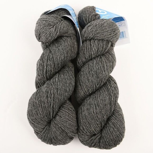 Cloudborn Fibers Highland Sport Yarn 2 Skeins Highland Wool Charcoal Heather - Picture 1 of 4